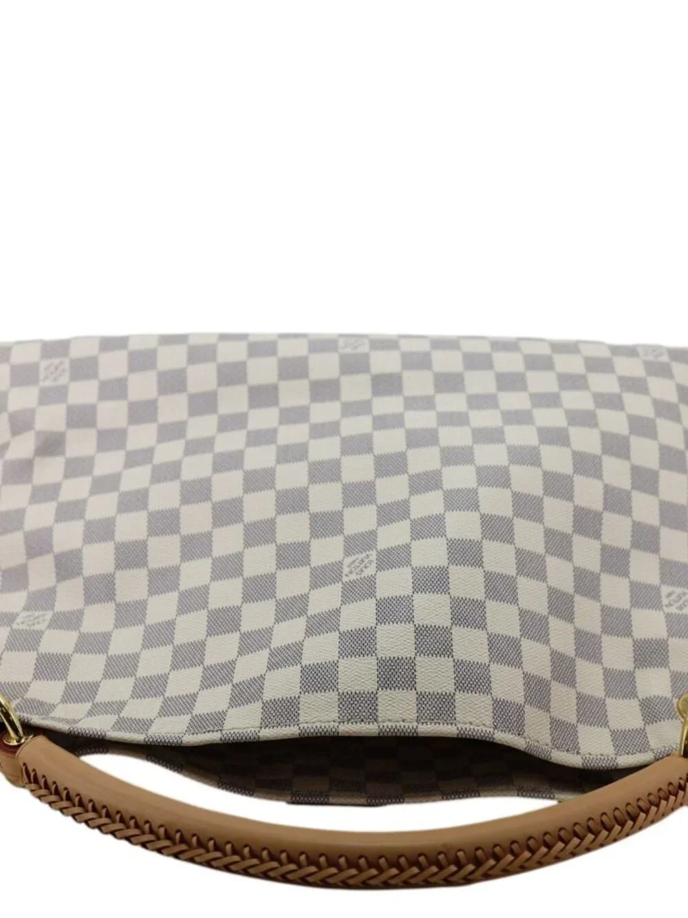 Louis Vuitton Artsy MM Damier Azur Hobo Bag White